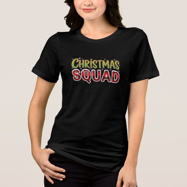 Camiseta Official Christmas Squad Member | Funny Festive Ty (Frente)
