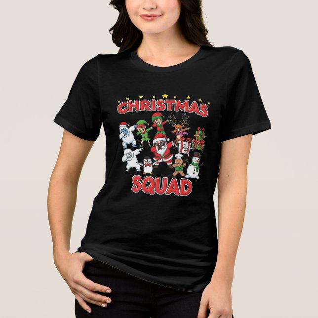 Camiseta Official Christmas Squad Member | Funny Festive Ty (Frente)
