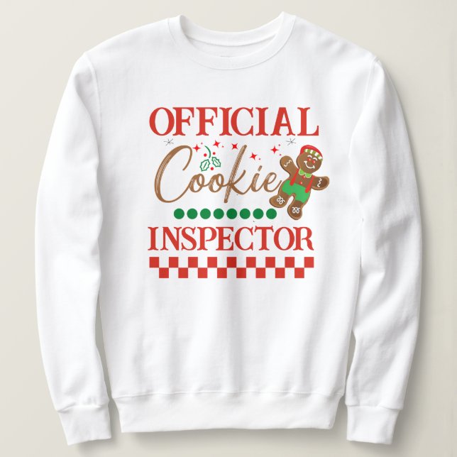 Camiseta Official Cookie Inspector Sweatshirt - Funny Chris (Frente do Design)