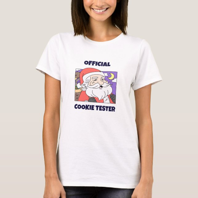 Camiseta Official cookie tester (Frente)