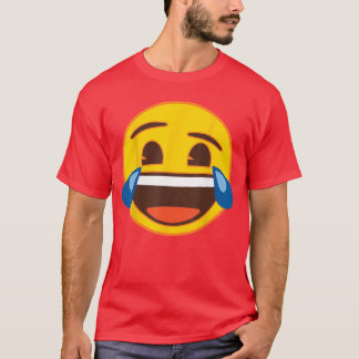 Camiseta Official Emoji Laughing Tears Yellow Smile Face