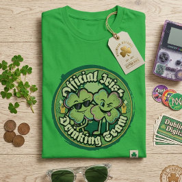 Camiseta Official Irish Drinking Team Funny St Patricks Day