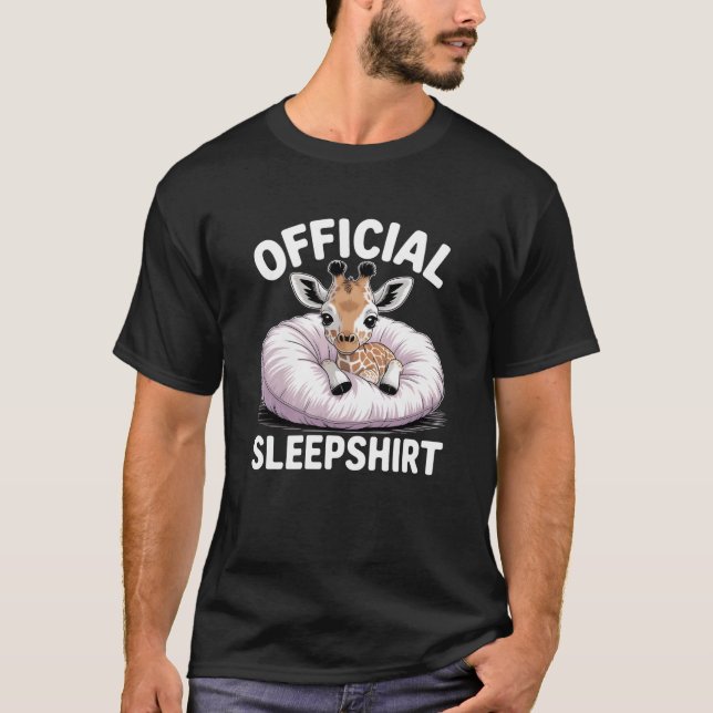 Camiseta  Official Sleepshirt Giraffe (Frente)