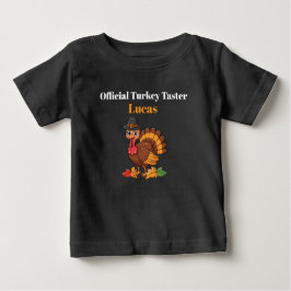 Camiseta Official Turkey Taster Baby Tee | Thanksgiving