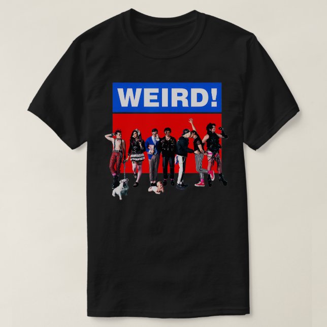 Camiseta Official Yungblud Weird White  (Frente do Design)