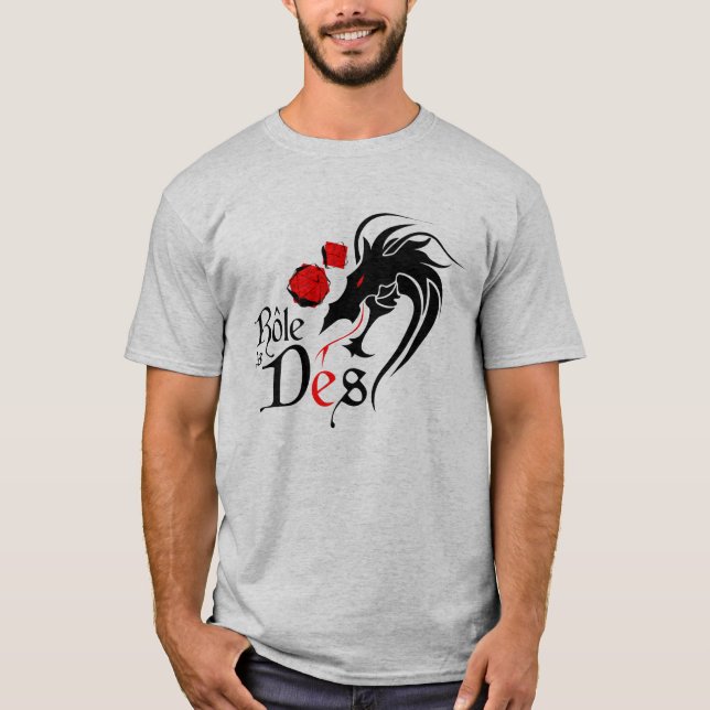 Camiseta Officiel de Chandail - les Dés de Rôle - oficial (Frente)