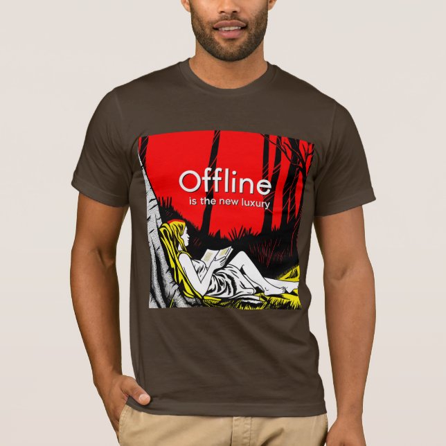 Camiseta Offline É o Novo Luxo (Frente)