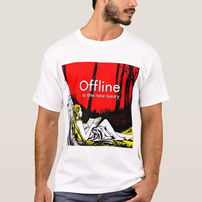 Camiseta Offline É O Novo Luxo (Frente)