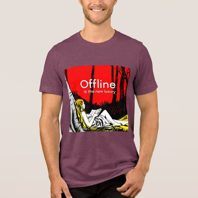 Camiseta Offline É o Novo Luxo (Frente)
