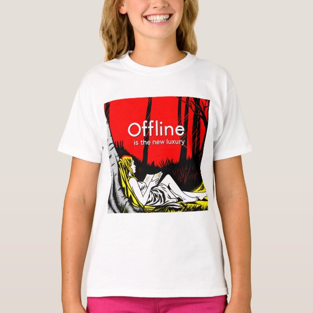 Camiseta Offline É O Novo Luxo (Frente)