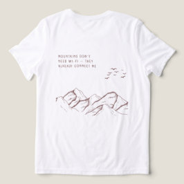 Camiseta Offline nas Montanhas – Detox Digital