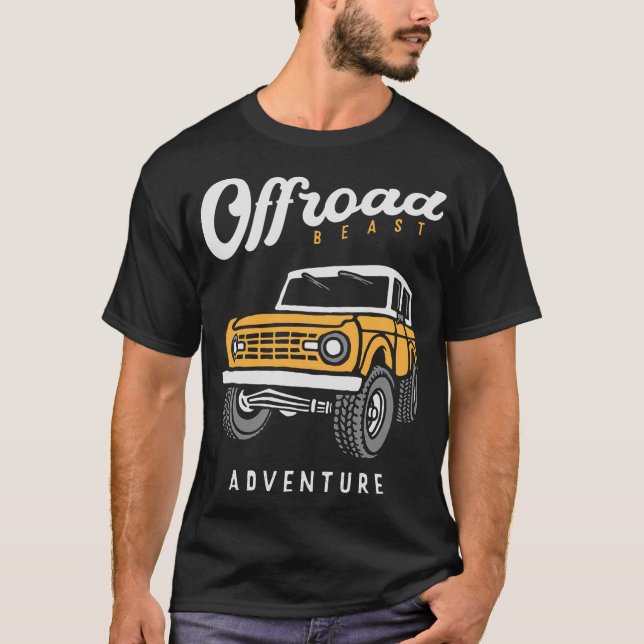 Camiseta Offroad car beast adventure (Frente)