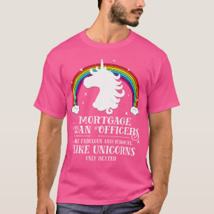 Camiseta Oficiais de Empréstimo Hipotecário Unicórnios Mági
