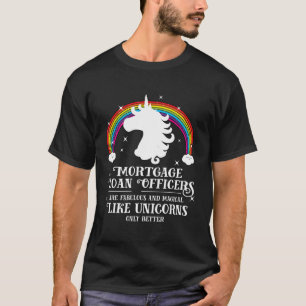 Camiseta Oficiais de Empréstimos Hipotecários Unicórnios Má