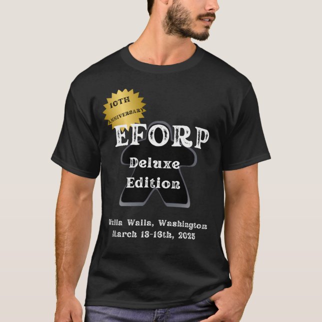 Camiseta Oficiais EFORP 2025 Maçã Negra (Frente)