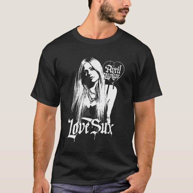 Camiseta Oficial Avril Lavigne Love Sux (Frente)