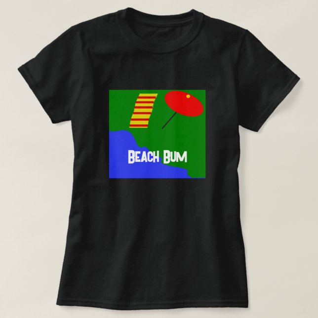 Camiseta Oficial "Beach Bum" Tee (Frente do Design)