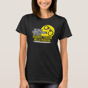 Camiseta Oficial Correcional Adeus Tensão Olá Pensões