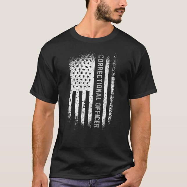 Camiseta Oficial Correto Com Bandeira Americana (Frente)
