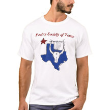 Camiseta oficial da Poetry Society of Texas