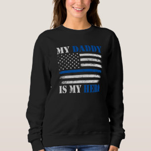 Camiseta Oficial da Polícia de Sinalizador de Linha Azul Me
