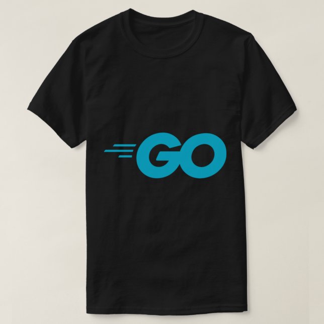 Camiseta Oficial Dark Golang (Frente do Design)