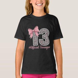 Camiseta Oficial de Adolescente “13” com Estampa d