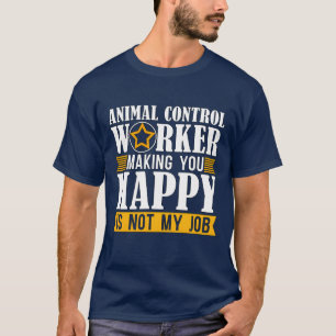 Camiseta Oficial de Controle de Animais Resgate de Animais