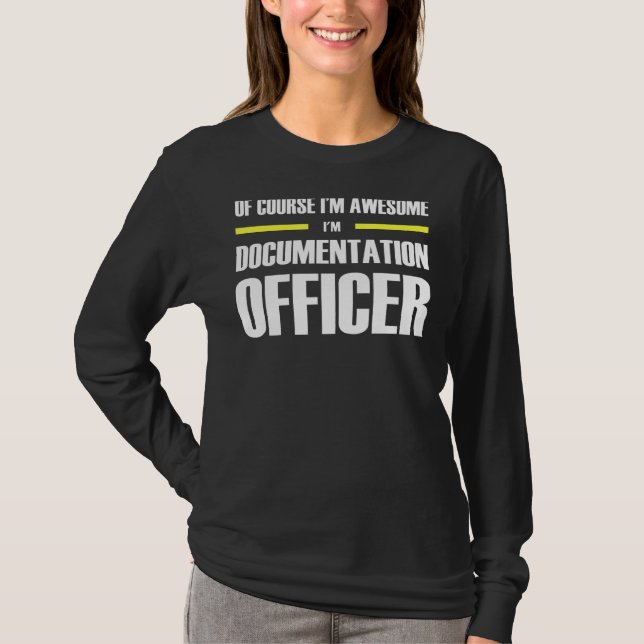Camiseta Oficial de documentação incrível (Frente)