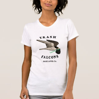 Camiseta Oficial de Falcões de Lixo - Branco