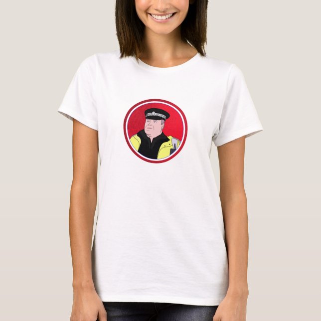Camiseta Oficial de Polícia (Frente)