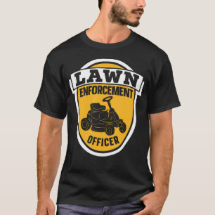 Camiseta Oficial de Polícia de Grass Mower Mow Cort Lawn