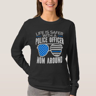 Camiseta Oficial de Polícia Mãe Agente de Fiscalização