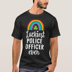 Camiseta Oficial de Polícia Mais Sortudo do Dia de São Patr