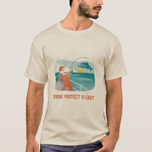 CAMISETA OFICIAL DE POLÍCIA SERVIR PROTEGER & LANÇAR