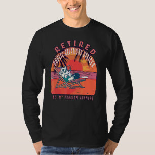 Camiseta Oficial de Relações Públicas aposentado Vintage Re