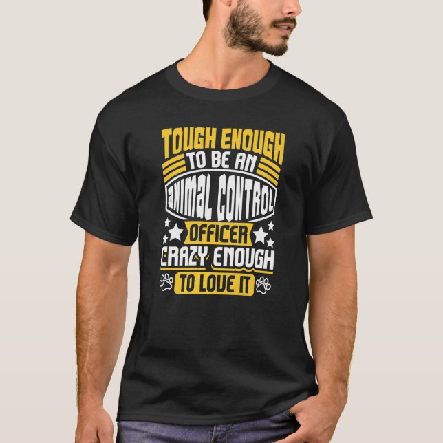 Camiseta Oficial de Resgate do Controle de Animais 2 (Frente)