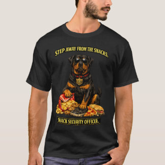 Camiseta Oficial de Segurança de Lanche Rottweiler | Cachor