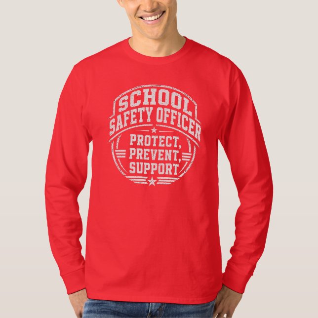 Camiseta Oficial de Segurança Escolar (Frente)