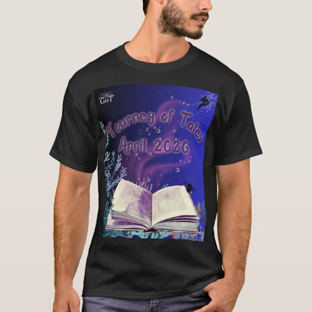 Camiseta Oficial do Torneio de Contos de Abril de  (Frente)