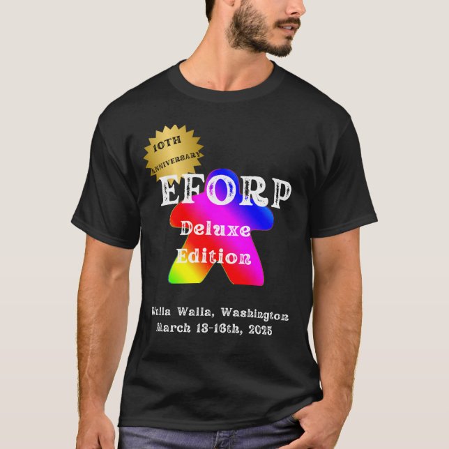 Camiseta OFICIAL EFORP 2025 Raposa-Arco-Íris (Frente)