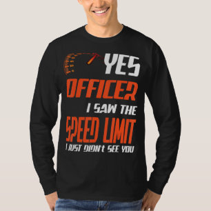 Camiseta Oficial Eu Vi A Corrida De Rua Do Limite De Veloci