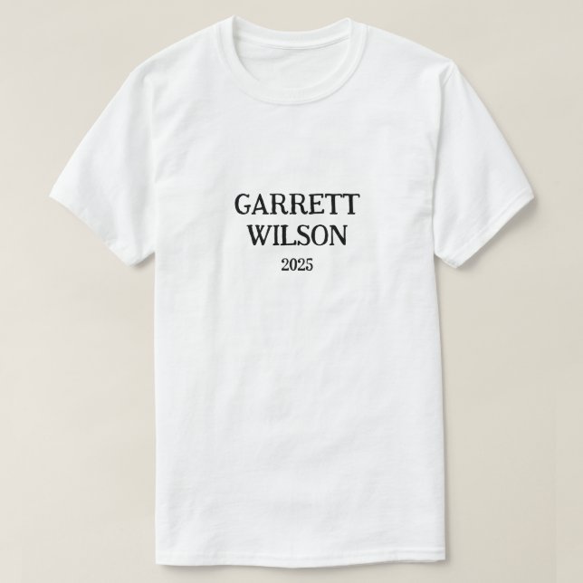 Camiseta Oficial Garrett Wilson 2025 (Frente do Design)