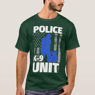 Camiseta Oficial K9 feminino e bandeira de cachorro da pol