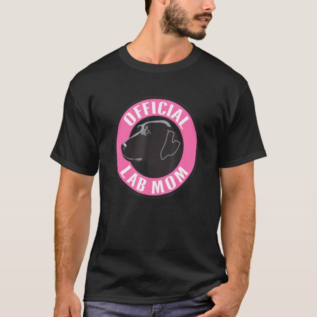 Camiseta Oficial Labrador Retriever Mãe (Frente)
