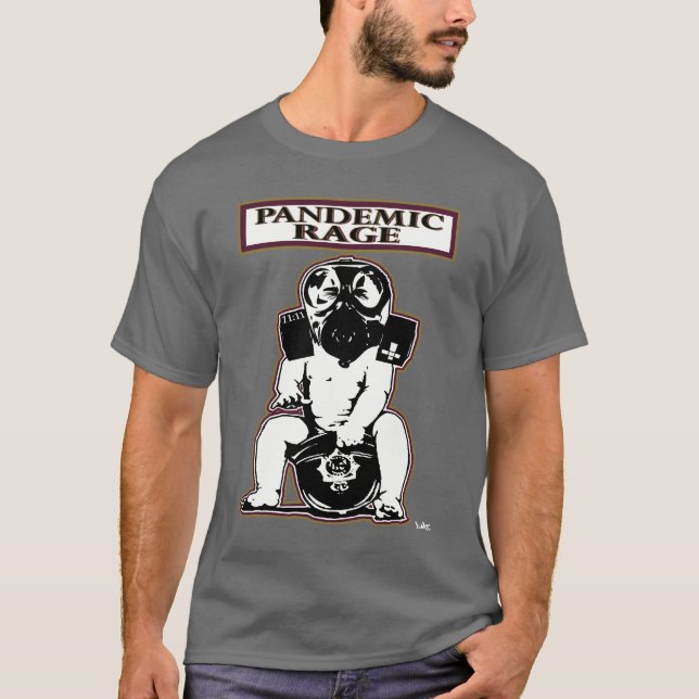 Camiseta Oficial pandémico do impressão da parte dianteira (Frente)