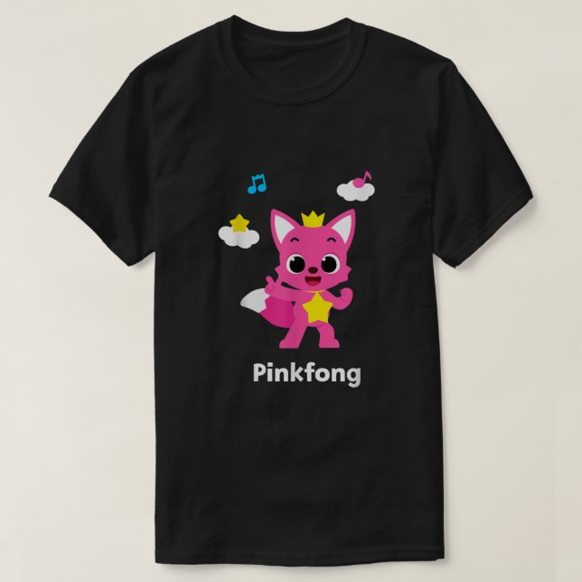 Camiseta Oficial Pinkfong (Frente do Design)