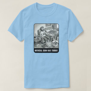 Camiseta Oficial Zero Day divertida cartoon