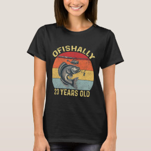 Camiseta Oficialmente 23 Anos De Idade Engraçado 23º Aniver