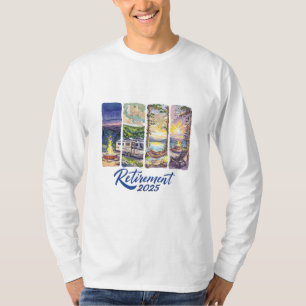 Camiseta Oficialmente Aposentado 2025 – Que Comece a Relaxa